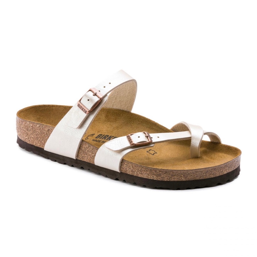 Birkenstock Mayari size 39 gold